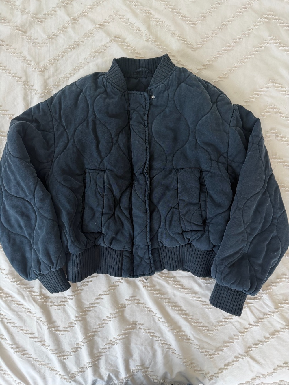 Zara Quilted Puffer Jacket - Black